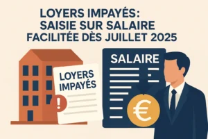 Loyers impayés sont désormais saisis sur le salaire du locataire depuis le 1er juillet 2025